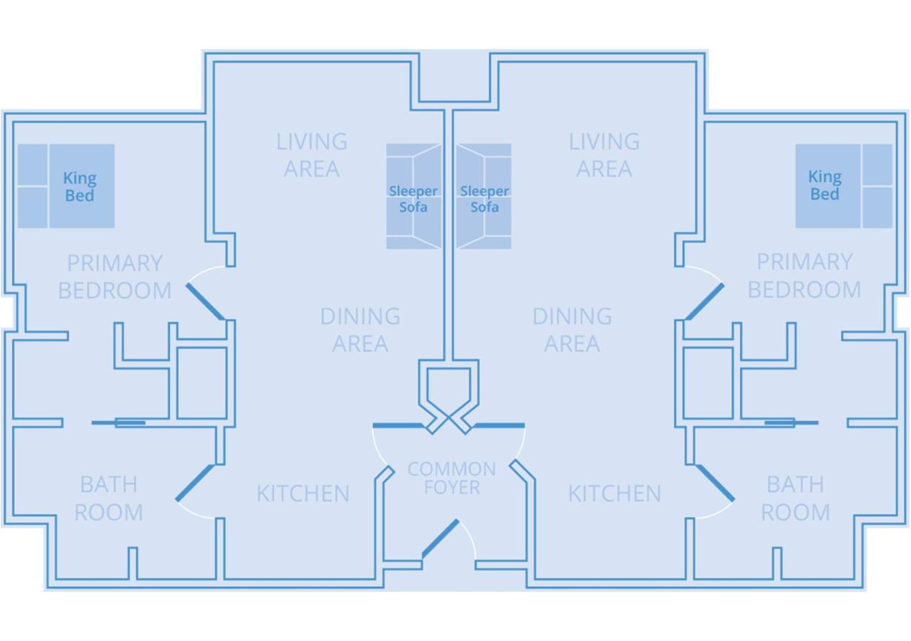 Suite com 2 Quartos