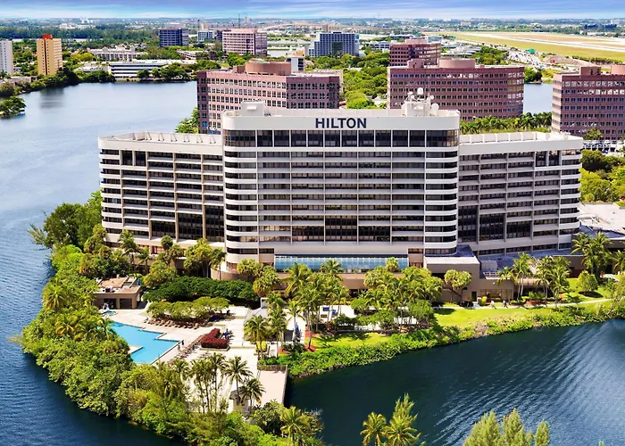 Dog friendly hotels Hilton Miami Airport Blue Lagoon