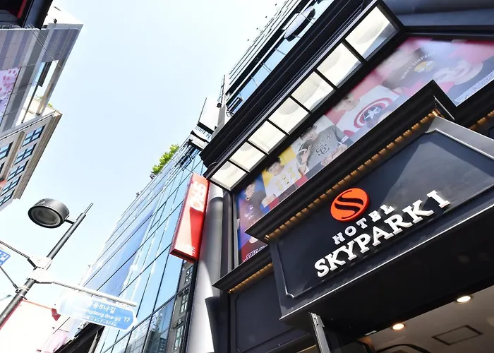 Hot Tub in Room Skypark Myeongdong 1