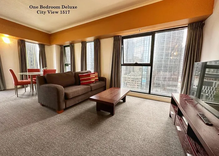 Romantic hotel: Riverside Apartments Melbourne