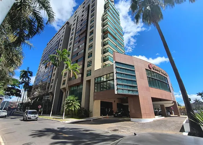 Flat particular com varanda, garagem e wi-fi no Hotel Grand Mercure